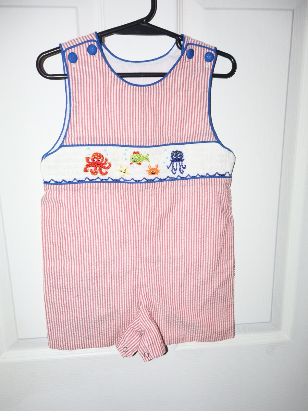 Smocked romper
